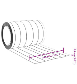 Rideau de porte transparent 300 mmx2,6 mm 10 m PVC