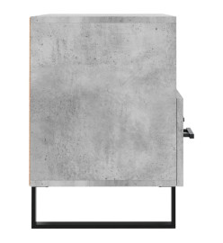 Meuble TV Gris béton 80x36x50 cm Bois d'ingénierie