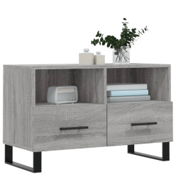 Meuble TV Sonoma gris 80x36x50 cm Bois d'ingénierie