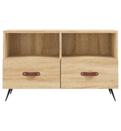 Meuble TV Chêne sonoma 80x36x50 cm Bois d'ingénierie