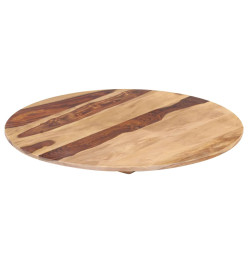 Dessus de table Bois solide Rond 15-16 mm 50 cm