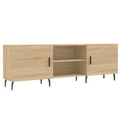 Meuble TV chêne sonoma 150x30x50 cm bois d'ingénierie