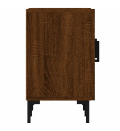 Meuble TV chêne marron 150x30x50 cm bois d'ingénierie