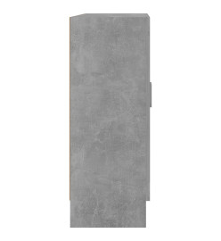 Bibliothèque Gris béton 82,5x30,5x80 cm Aggloméré