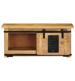 Meuble TV 90x35x40 cm Bois massif de manguier