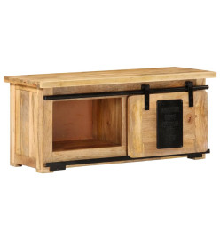 Meuble TV 90x35x40 cm Bois massif de manguier