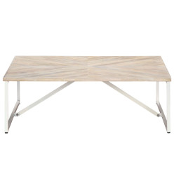 Table basse 110x110x36 cm Bois de manguier solide