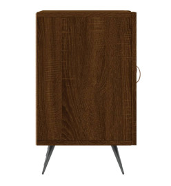 Meuble TV chêne marron 150x30x50 cm bois d'ingénierie