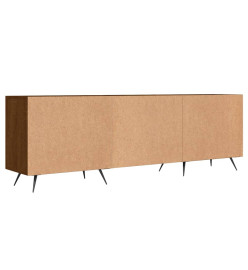 Meuble TV chêne marron 150x30x50 cm bois d'ingénierie