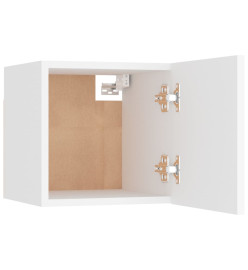 Ensemble de meubles TV 5 pcs Blanc Bois d'ingénierie