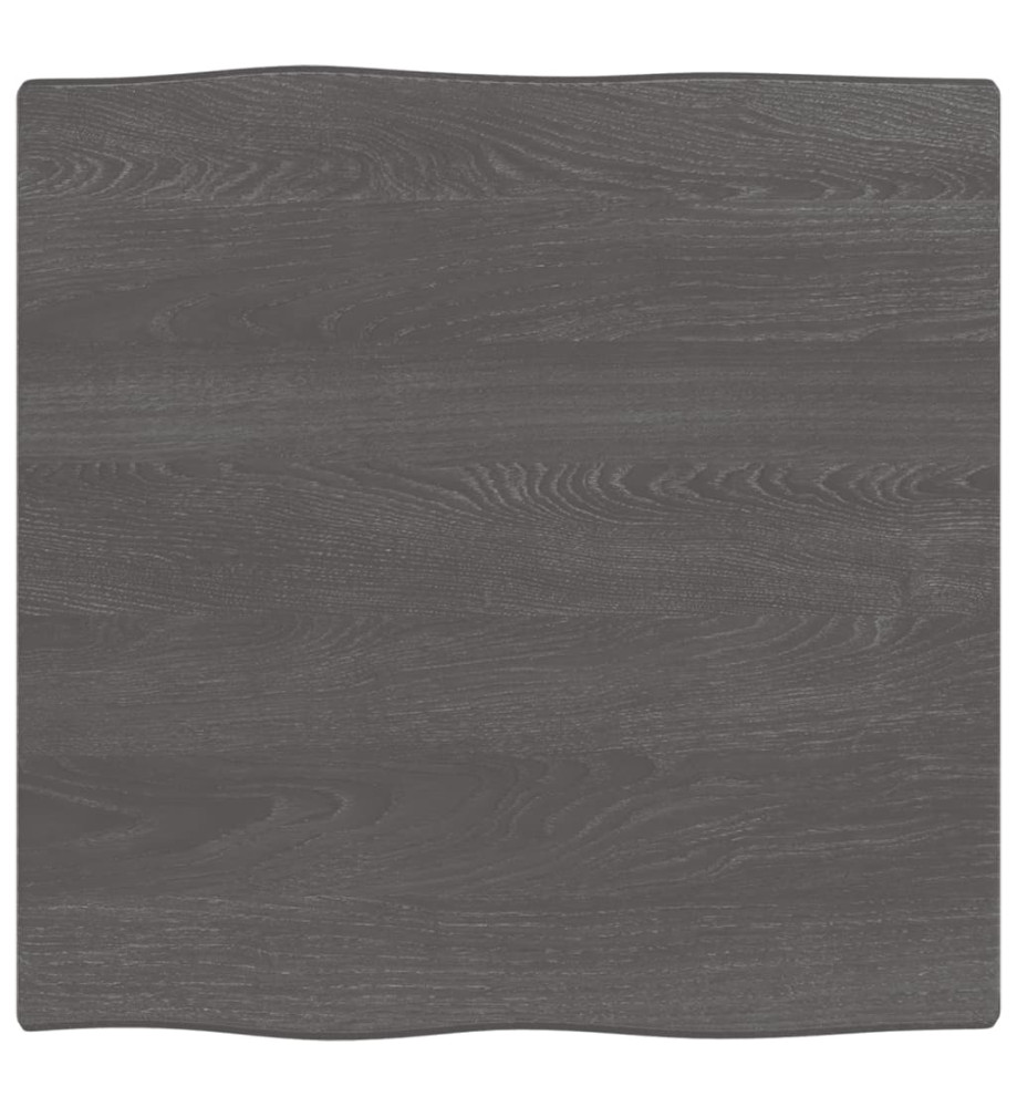 Dessus de table bois chêne massif traité bordure assortie