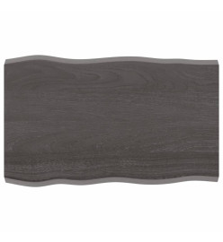 Dessus de table bois chêne massif traité bordure assortie