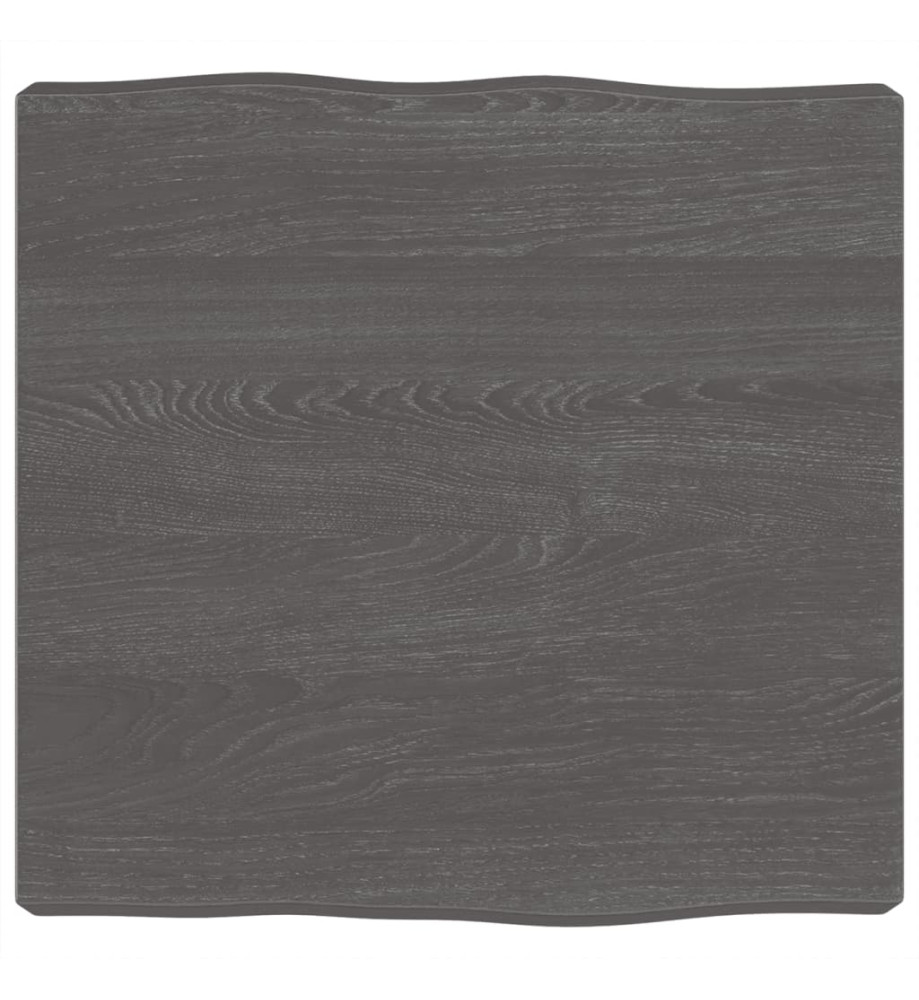 Dessus de table bois chêne massif traité bordure assortie