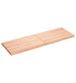 Dessus de table bois chêne massif traité bordure assortie