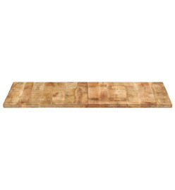 Dessus de table bois de manguier solide 25-27 mm 120x60 cm