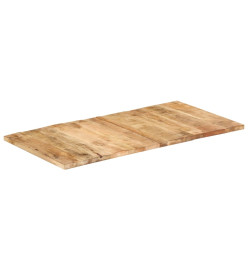 Dessus de table bois de manguier solide 25-27 mm 120x60 cm