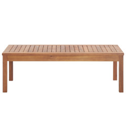 Salon de jardin 4 pcs avec coussins Bois d'acacia solide