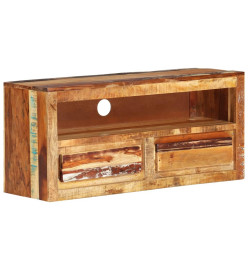 Meuble TV 88x30x40 cm Bois massif de récupération