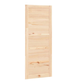 Porte de grange 80x1,8x204,5 cm Bois massif de pin