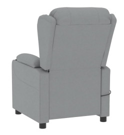 Fauteuil de massage Gris clair Tissu