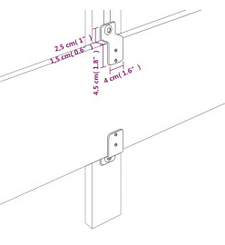Têtes de lit 4 pcs Blanc 72x5x78/88 cm Similicuir