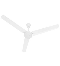 Ventilateur de plafond 142 cm blanc