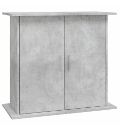 Support pour aquarium gris béton 81x36x73 cm bois d'ingénierie