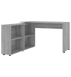 Bureau d'angle Sonoma gris Bois d'ingénierie