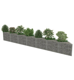 Mur de gabion Acier galvanisé 450 x 30 x 50 cm