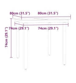 Mobilier de salle à manger d'extérieur avec coussins 3 pcs Noir