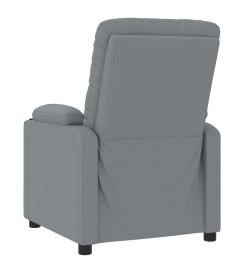 Fauteuil inclinable électrique Gris clair Tissu