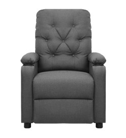 Fauteuil inclinable Gris clair Tissu