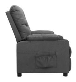 Fauteuil inclinable Gris clair Tissu