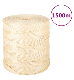 Corde 100 % sisal 2 mm 1500 m