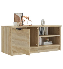 Meuble TV Chêne sonoma 80x35x36,5 cm Bois d'ingénierie