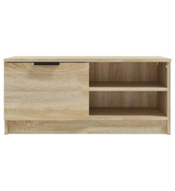 Meuble TV Chêne sonoma 80x35x36,5 cm Bois d'ingénierie