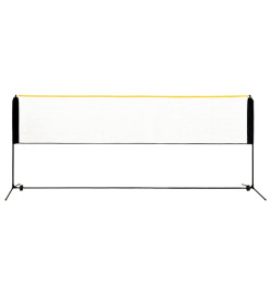 Filet de badminton réglable 400x103x94-158 cm Métal