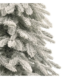 Sapin de Noël artificiel avec neige floquée 210 cm