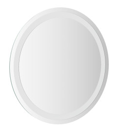 Miroir de salle de bain à LED 50 cm rond