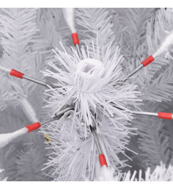 Sapin de Noël artificiel à charnières avec neige floquée 210 cm