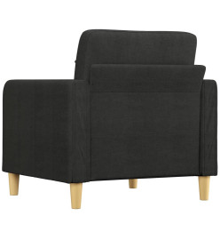 Fauteuil Noir 60 cm Tissu