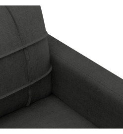 Fauteuil Noir 60 cm Tissu