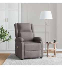 Fauteuil de massage Taupe Tissu