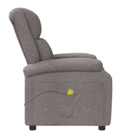 Fauteuil de massage Taupe Tissu