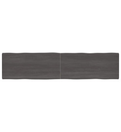 Dessus de table bois chêne massif traité bordure assortie