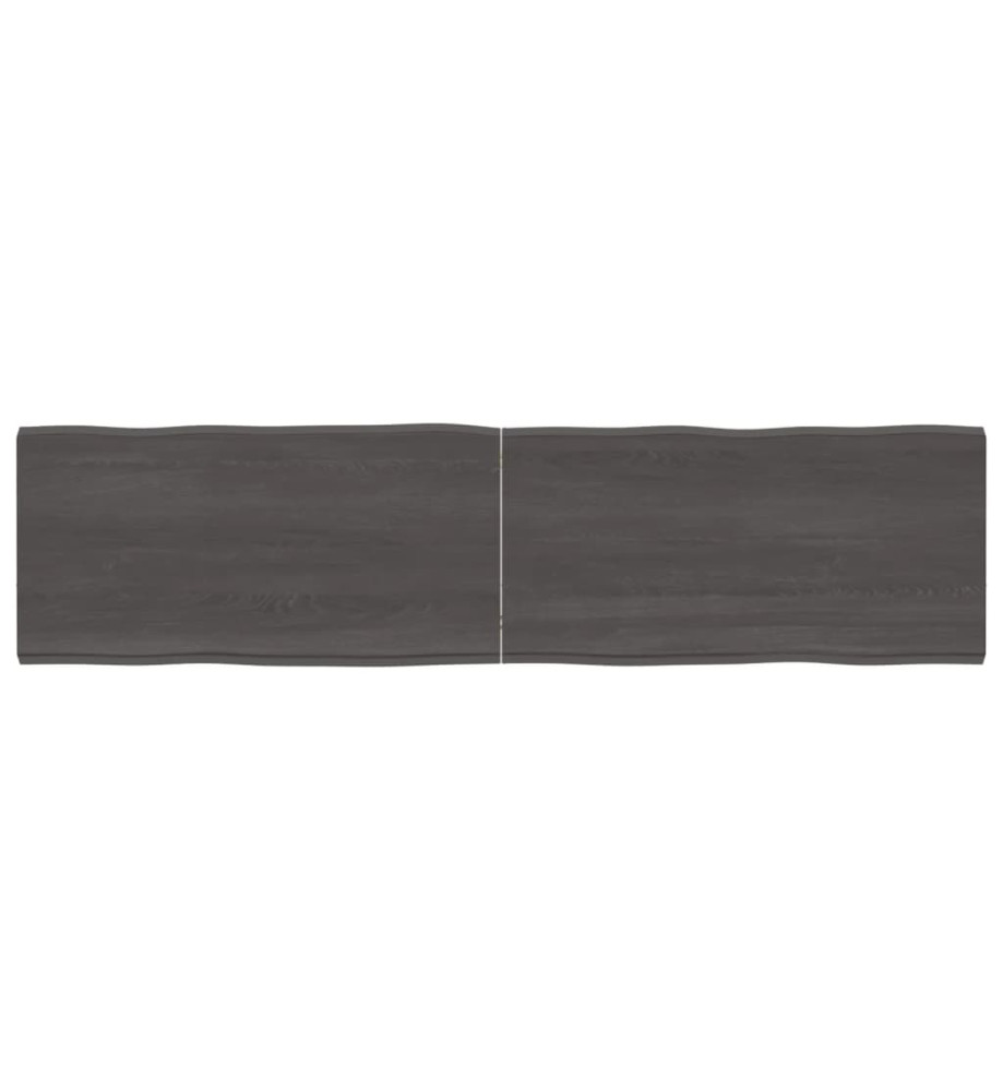 Dessus de table bois chêne massif traité bordure assortie