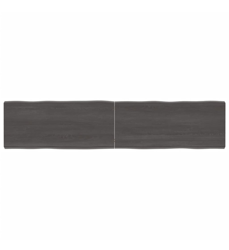 Dessus de table bois chêne massif traité bordure assortie