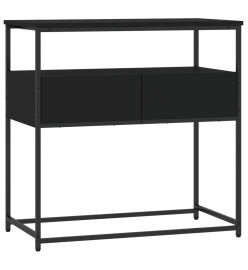Table console noir 75x40x75 cm bois d'ingénierie