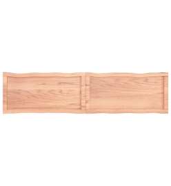 Dessus de table bois chêne massif traité bordure assortie