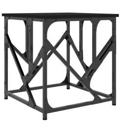 Table basse noir 45x45x47,5 cm bois d'ingénierie